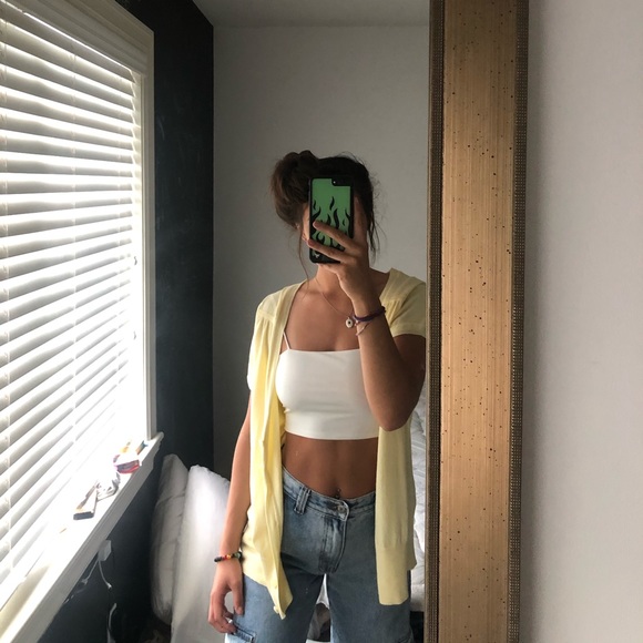 yellow button sweater🌻 - Picture 1 of 5